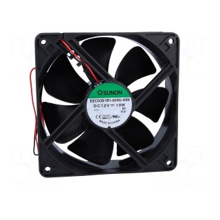 Fan: DC | axial | 12VDC | 120x120x38mm | 234.4m3/h | 48dBA | ball bearing