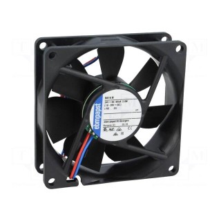 Fan: DC | axial | 12VDC | 40x40x25mm | 24m3/h | 46dBA | ball bearing