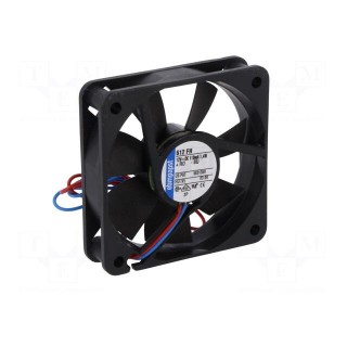 Fan: DC | axial | 12VDC | 60x60x15mm | 33m3/h | 31dBA | ball bearing