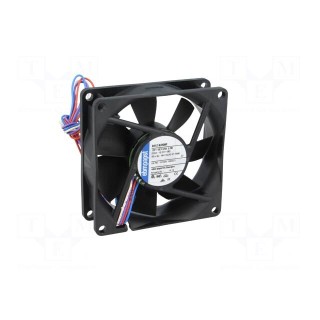 Fan: DC | axial | 12VDC | 80x80x25mm | 78m3/h | 19dBA | slide bearing