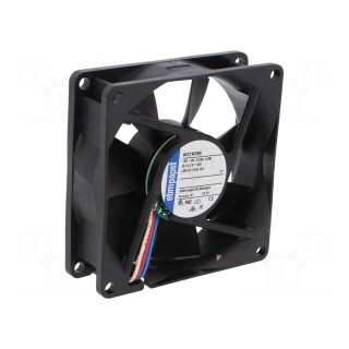 Fan: DC | axial | 12VDC | 80x80x25mm | 79.2m3/h | 26dBA | slide bearing