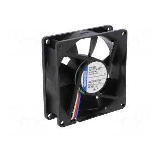 Fan: DC | axial | 12VDC | 80x80x25mm | 79.2m3/h | 26dBA | slide bearing