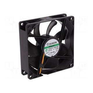 Fan: DC | axial | 12VDC | 92x92x25mm | 126.75m3/h | 45.5dBA | Vapo | 24AWG