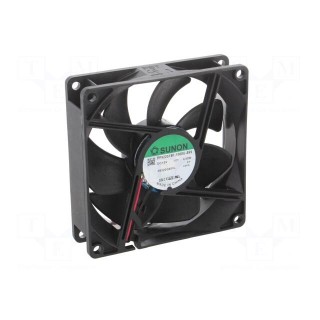 Fan: DC | axial | 12VDC | 92x92x25mm | 127.42m3/h | 46.1dBA | 4500rpm