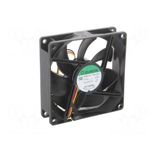 Fan: DC | axial | 12VDC | 92x92x25mm | 127.4m3/h | 46.1dBA | ball bearing