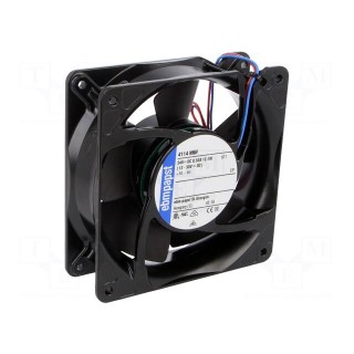 Fan: DC | axial | 24VDC | 119x119x38mm | 260m3/h | 60dBA | ball bearing