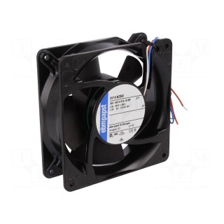 Fan: DC | axial | 24VDC | 119x119x38mm | 310m3/h | ball bearing | IP20