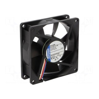 Fan: DC | axial | 24VDC | 80x80x25mm | 69m3/h | 32dBA | slide bearing
