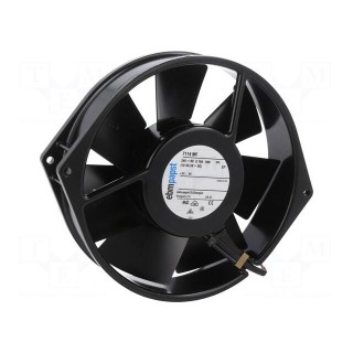 Fan: DC | axial | 24VDC | Ø150x38mm | 360m3/h | 58dBA | ball bearing
