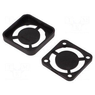 Guard | 40x40mm | screw | Holes pitch: 32mm | Cover material: plastic