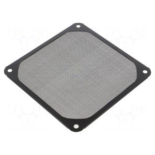 Filter | Ø120mm | aluminium | 1pcs | black | Mounting: screw | Kit: filter