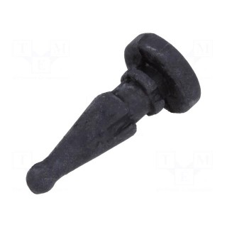 Fastener for fans and protections | Ømount.hole: 5mm | black
