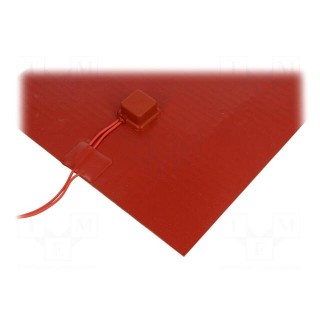 Heating mat | silicone | 460x270mm | 230V | 700W | -30÷180°C | 2W/cm2