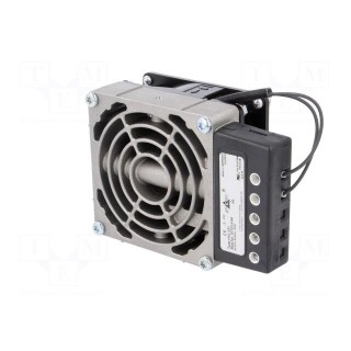 Blower heater | 150W | IP20 | for DIN rail mounting | 80x112x47mm
