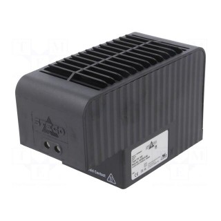 Blower heater | 1kW | IP20 | for DIN rail mounting | 152.5x88x66mm