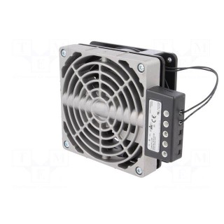 Blower heater | 200W | IP20 | for DIN rail mounting | 119x151x47mm