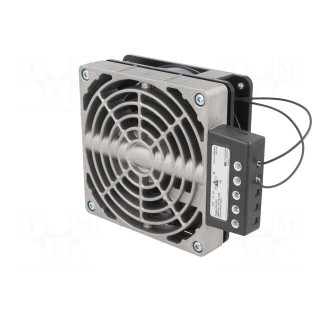 Blower heater | 300W | IP20 | for DIN rail mounting | 119x151x47mm