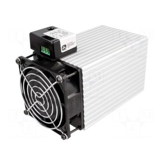Blower heater | 500W | IP20 | DIN EN50022 35mm | 112x82x165mm | 230V