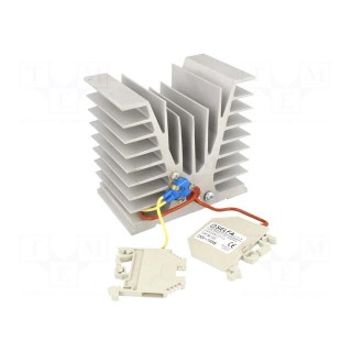 Radiator heater | 100W | 85°C | 230V | DIN EN50022 35mm | 62x95x100mm