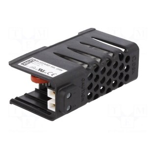 Radiator heater | 20W | IP20 | DIN EN50022 35mm | 35.5x57x97.5mm