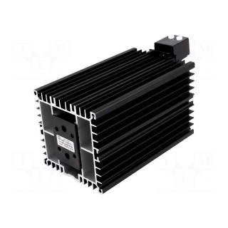 Semiconductor heater | 125W | IP20 | DIN EN50022 35mm | 90x80x160mm