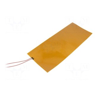 Heating foil | 36W | 320x137x0.115mm | Electr.connect: 250mm wires