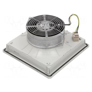 Fan: AC | axial | 230VAC | 256m3/h | 42dBA | IP55 | 252x119x252mm | grey