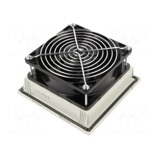 Fan: AC | axial | 230VAC | 67m3/h | 44dBA | IP54 | 145x75x145mm | grey