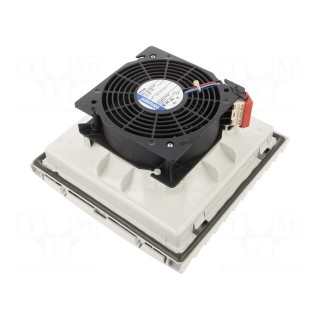 Fan: DC | fan tray | 24VDC | 105m3/h | 46dBA | IP54 | 204x204x114mm | white