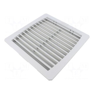 Filter | Cutout: 223x223mm | D: 38mm | IP55 | Mounting: push-in | grey
