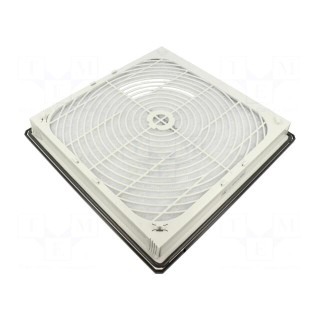 Filter | Cutout: 291x291mm | D: 39mm | IP54 | Mounting: push-in | black