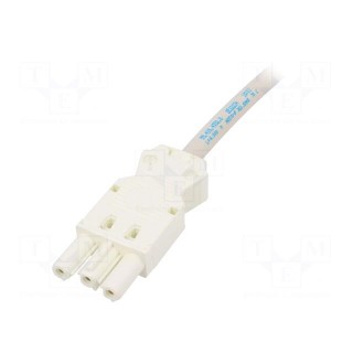 Power cable | 121/122 | female | white | 4m | 3x1.5mm2