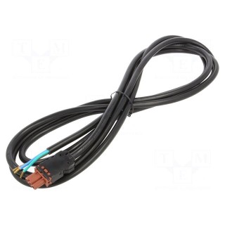 Power cable | 24÷48VDC | black | 3m