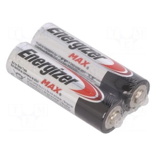 Battery: alkaline | 1.5V | AA | MAX | Batt.no: 2 | non-rechargeable