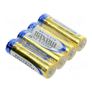 Battery: alkaline | 1.5V | AA | Batt.no: 4 | Ø14.5x50mm