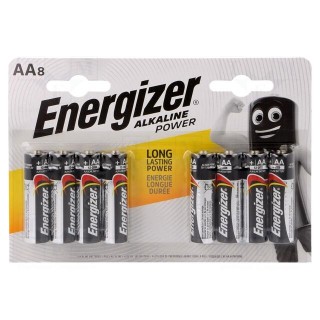 Battery: alkaline | 1.5V | AA | Base | Batt.no: 8 | non-rechargeable