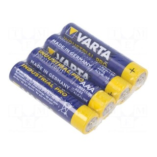 Battery: alkaline | 1.5V | AAA | Batt.no: 4 | Ø10.5x44.5mm