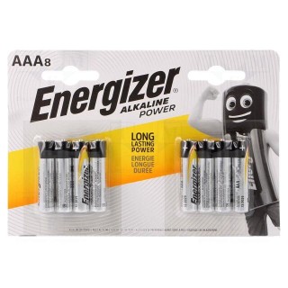 Battery: alkaline | 1.5V | AAA | Base | Batt.no: 8 | non-rechargeable