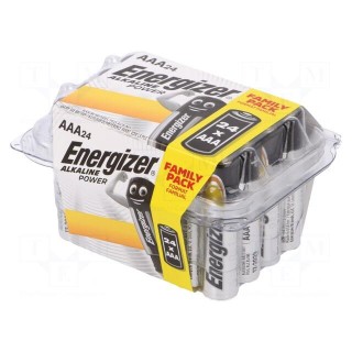 Battery: alkaline | 1.5V | AAA | Base | Batt.no: 24 | non-rechargeable