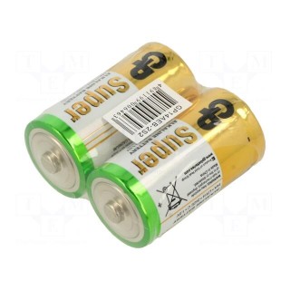 Battery: alkaline | 1.5V | C | non-rechargeable | 2pcs | SUPER