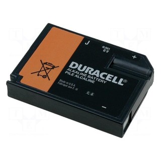 Battery: alkaline | 6V | 4LR61,J | non-rechargeable | 9x35x48mm