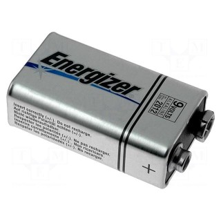 Battery: alkaline | 9V | 6F22 | Maximum/Max Plus | Batt.no: 1