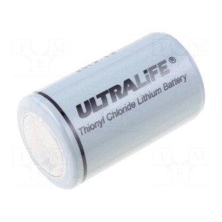 Battery: lithium | 3.6V | 1/2AA | Ø14.5x25mm | 1200mAh