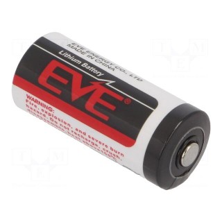 Battery: lithium | 3.6V | 14335,2/3AA | 1650mAh | non-rechargeable