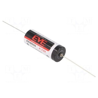 Battery: lithium | 3.6V | 18505 | axial | Ø18.7x50.5mm | 3800mAh