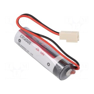 Battery: lithium | 3.6V | AA | 2700mAh | non-rechargeable