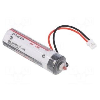 Battery: lithium | 3.6V | AA | 2700mAh | non-rechargeable