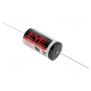 Battery: lithium | 3.6V | C | axial | Ø26x50mm | 8500mAh