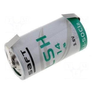 Battery: lithium | 3.6V | C | soldering lugs | Ø26x50mm | 5800mAh