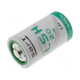 Battery: lithium | 3.6V | D | Ø33.5x61.5mm | 13000mAh